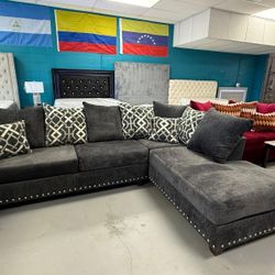 Sectional Sofa Chocolate 