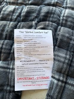 Weighted herbal comfort pac