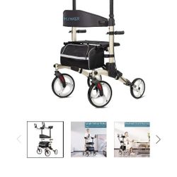 ELENKER Upright Walker, Stand Up Folding Walker 