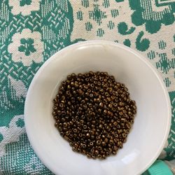 New brown beads for jewelry making 
