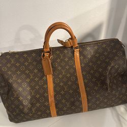 100% Authentic Louis Vuitton Keepall 