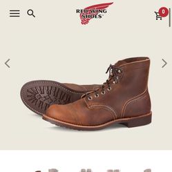 SIZE 8 RED WING BRAND NEW 