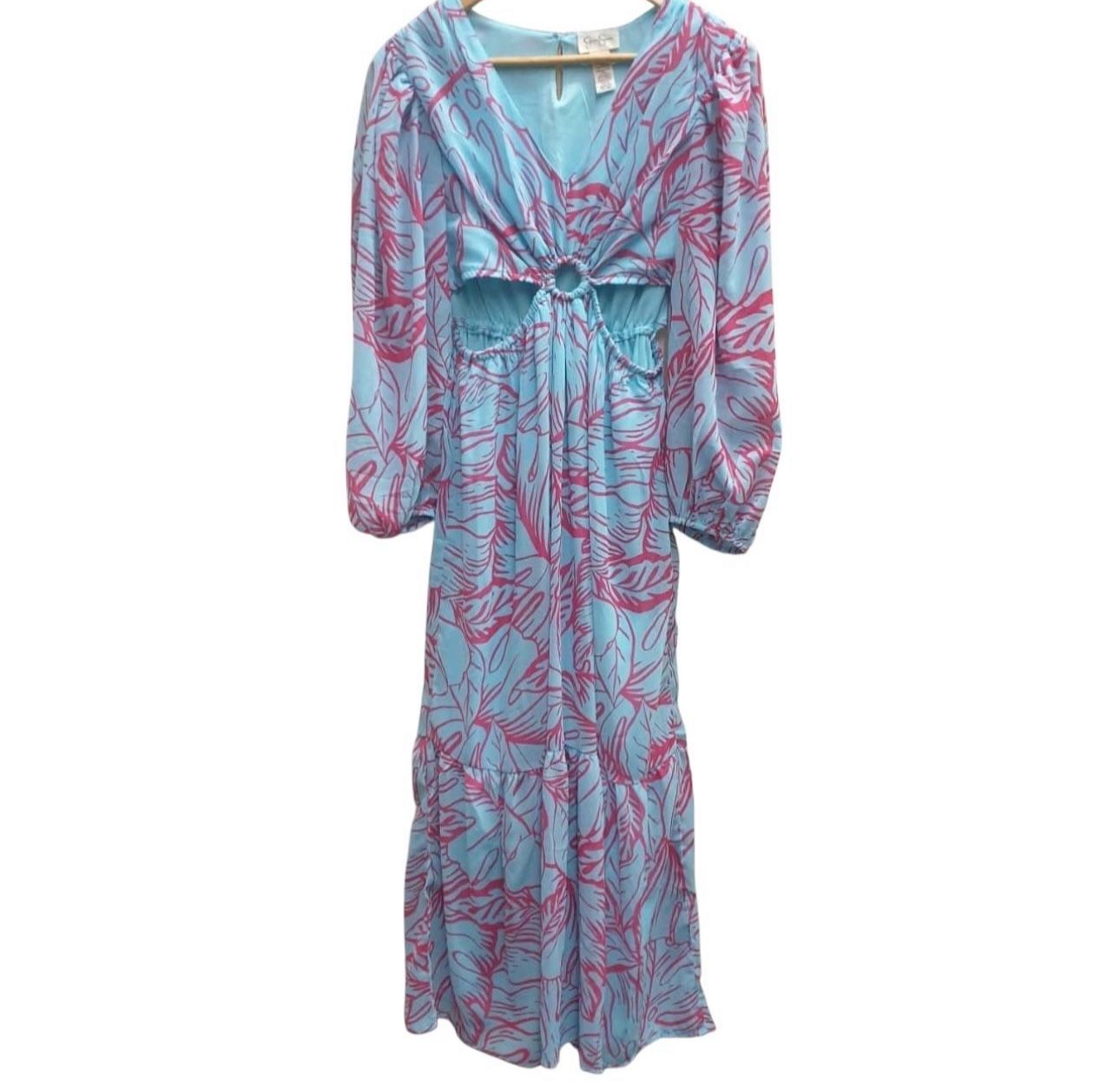 chinese dress ladies Clarice Maxi Dress in Rosebloom Wild Jacobeans