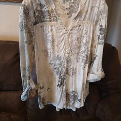 Vintage America Blues Tunic Size M