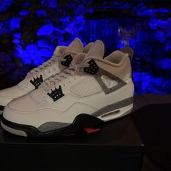 2025 Nike Air Jordan 4 Retro OG White Cement 