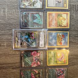 Pokémon Card Lot With CGC Slab In A 10 Included (Chinese Variation) 