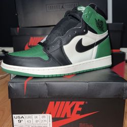 Jordan 1 Pine Green  Sz 9.5