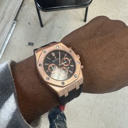 Men’s Rose Gold Watch New