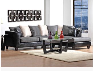 Brand new grey sectional! Other couch and Loveseat saves available