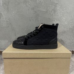 Christian Louboutin Lou spikes orlato sneakers 