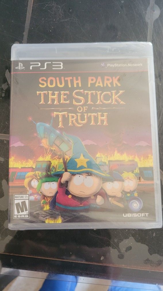 PS3 SOUTH PARK THE STICK OF TRUTH BRAND NEW AND SEALED FIRM ON PRICE