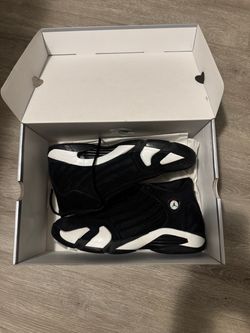 Black white Air Jordan 14