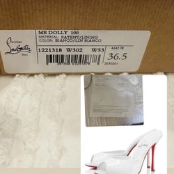 Christian Louboutin New With Tags  And Receipt 