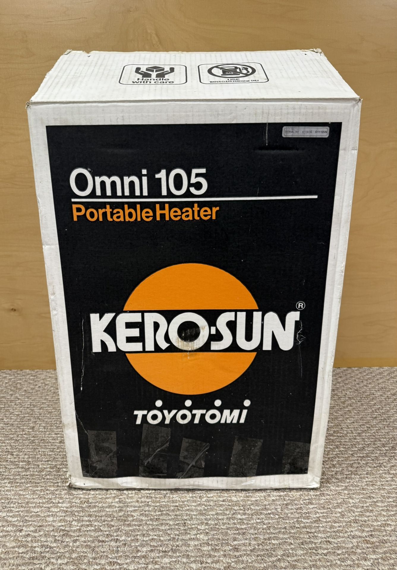 KERO-SUN OMNI 105 KEROSENE HEATER 23,000 BTU - TOYOTOMI open box NEW NICE!! 