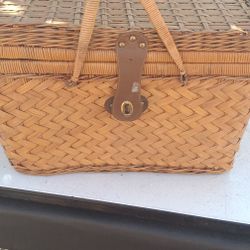 Antique Picnic Basket