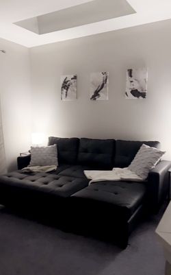 3 seat sectional with Ottoman