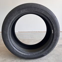 Near-New Continental ProContact RX 255/45R19 Tire — Tesla Model Y Stock