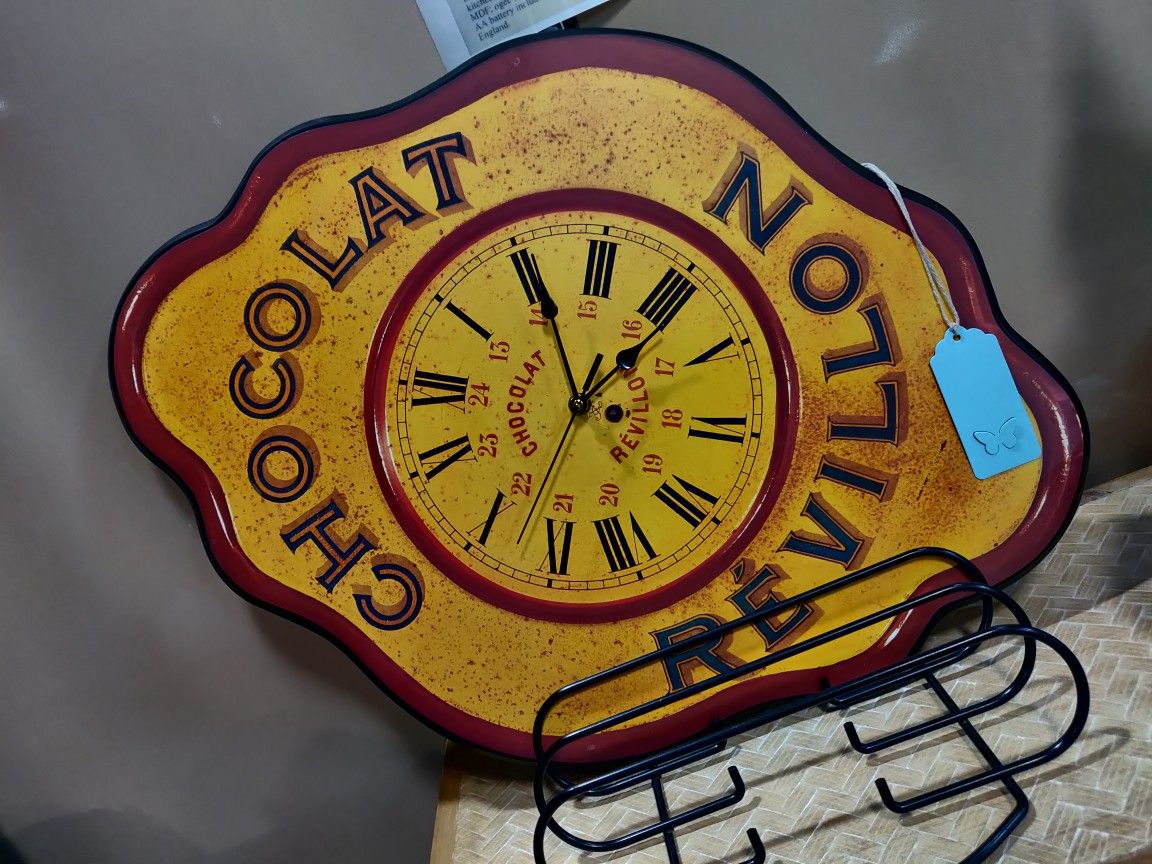 Wall Clock, Roger Lascelles "Chocolat Revillion"