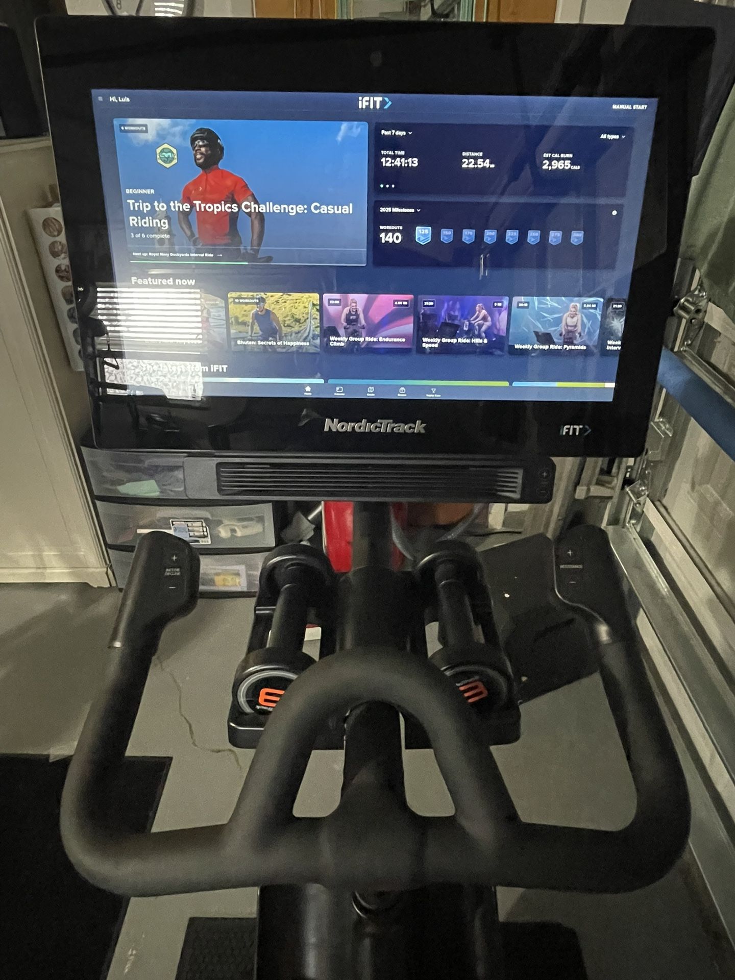 ($1000 OBO) NordicTrack - Commercial S22i Bike