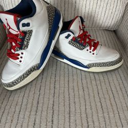 Jordan 3 Retro True Blue Size 9