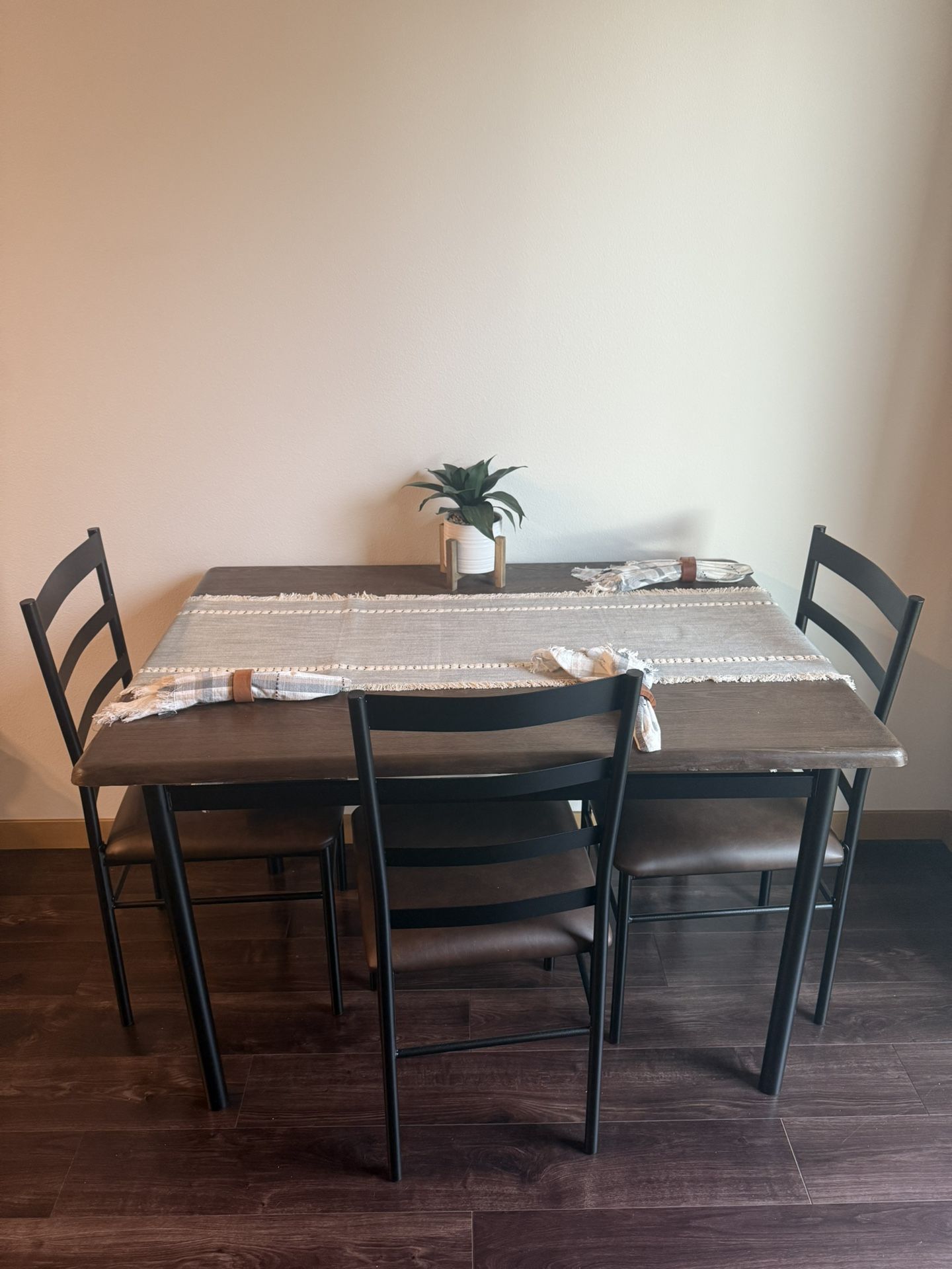 Table and 4 Chairs