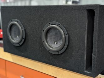 Soundqubed HDX 6.5" Subwoofers And Box