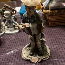 Man Playing The Accordion 