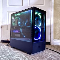 Gaming PC – RTX 3060 Ti, i5-9600K, 16GB RAM – H510 Elite RGB Lighting / Monitor/ Mouse And Keyboard 