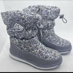 KOMFORME KIDS SNOW BOOTS GREY SIZE 1
