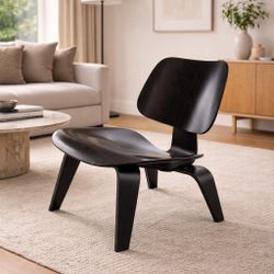 Design Within Reach Eames Molded Plywood Lounge Chair - Black