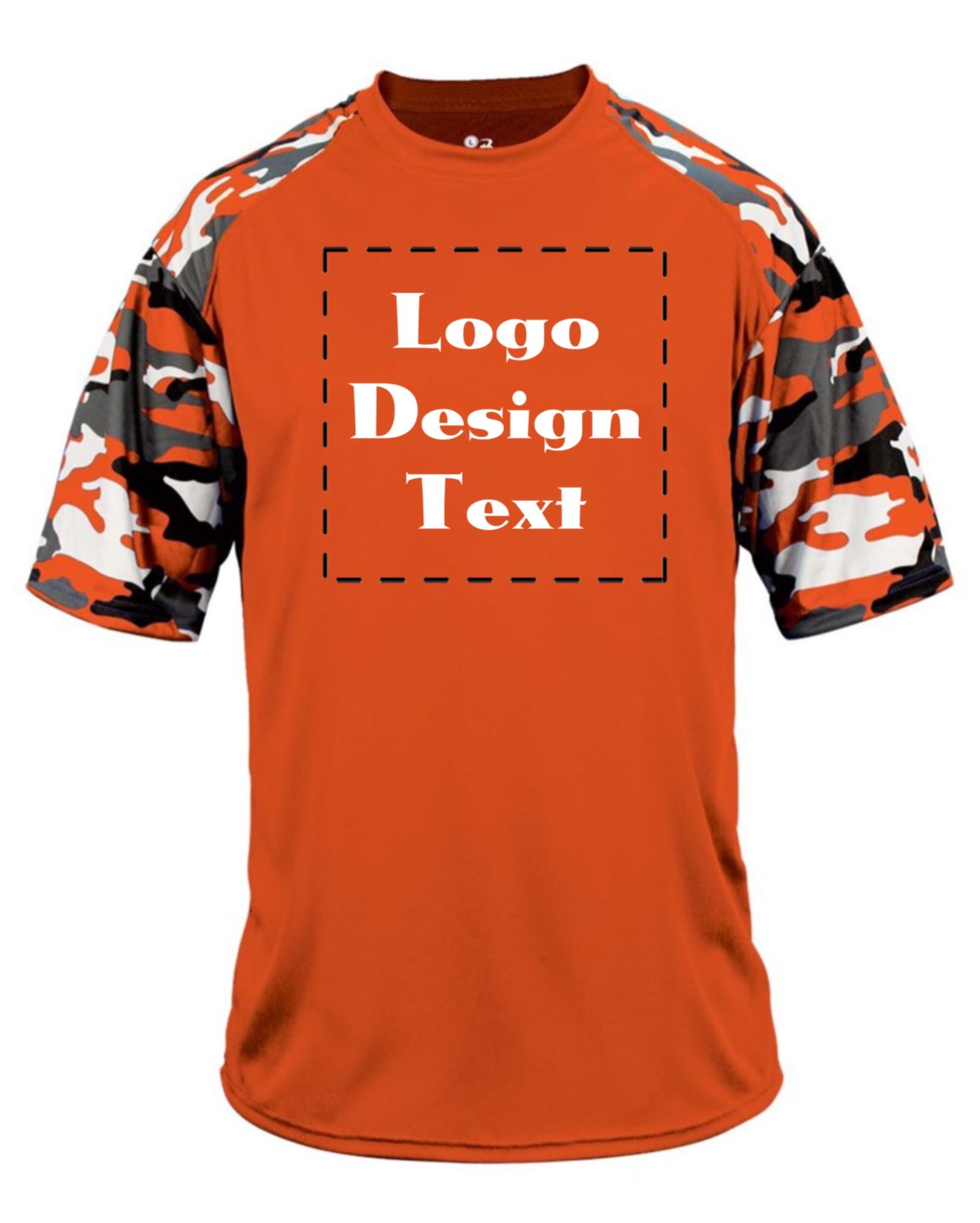 Custom- Camo Sport T - Shirts 