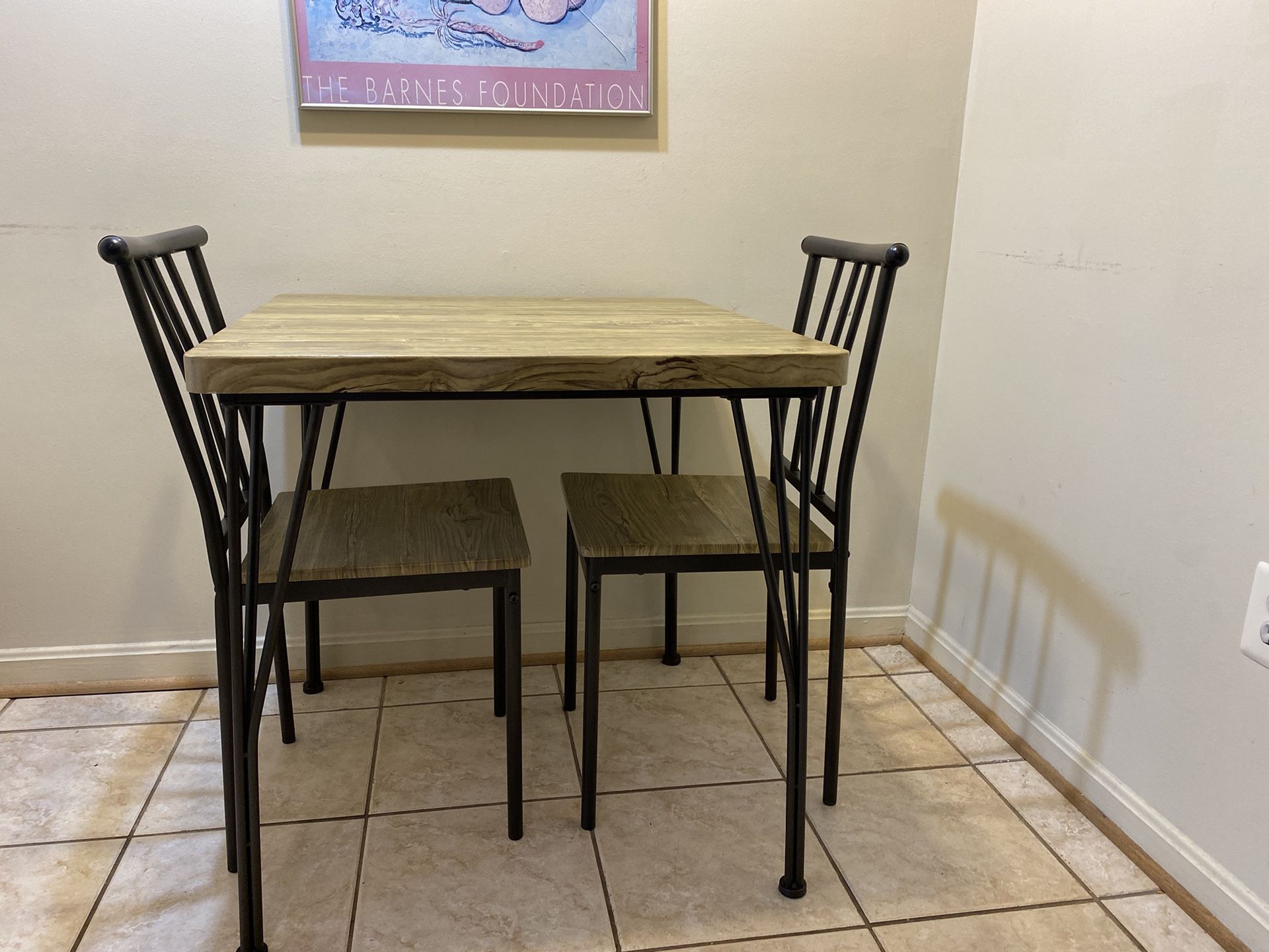 Kitchen Table and 2 Chairs