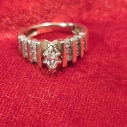 Marquise Diamond Wedding Ring