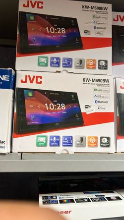 Jvc kw-m690bw on sale today for 299