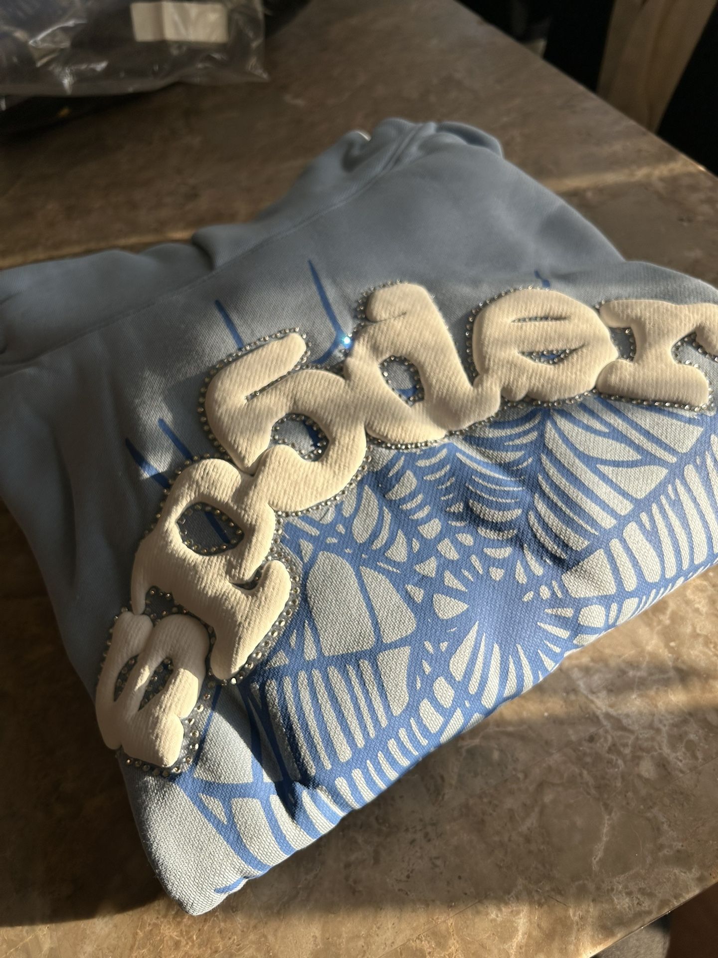 Spider Hoodie Sky Blue