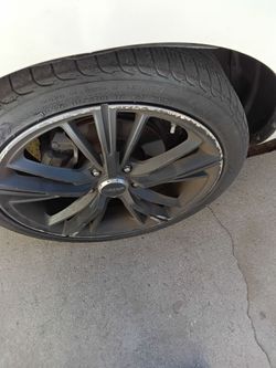 18-Inch Matte Black Alloy Wheel with Tire