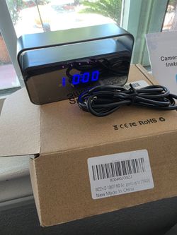 wifi hidden camera and digital clock