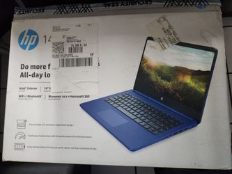 Hp 14 blue lap top