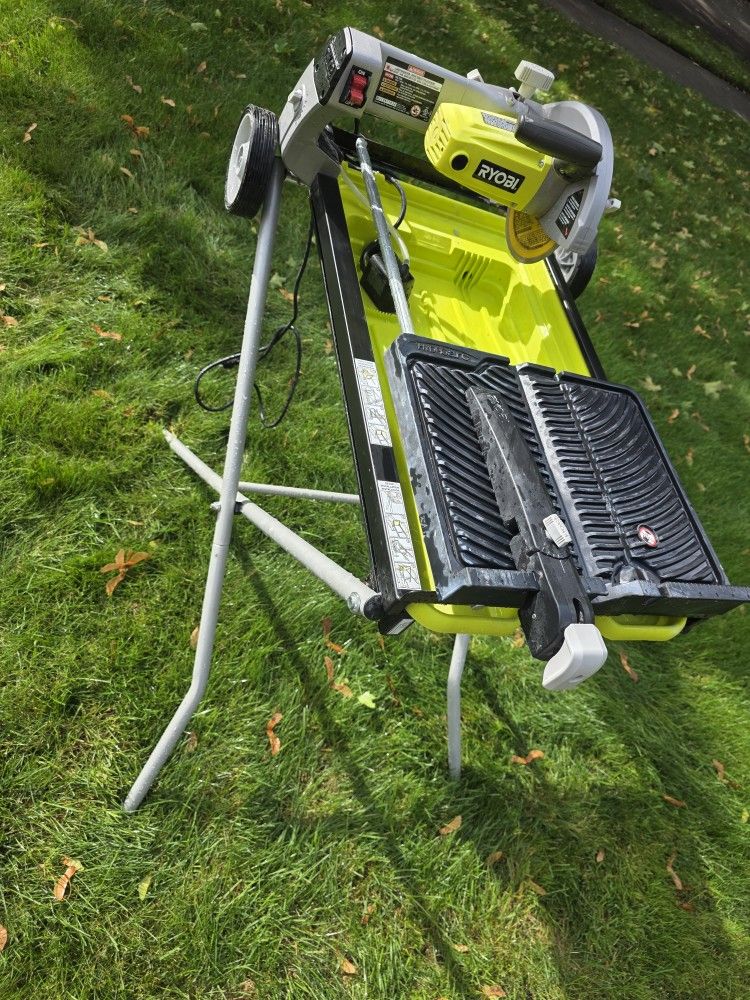Ryobi Tile Saw With Stand