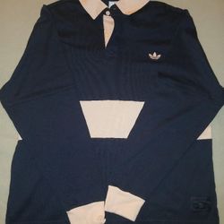 ( Adidas) Long Sleeve Shirt With Collar