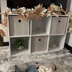 white cube storage organizer 