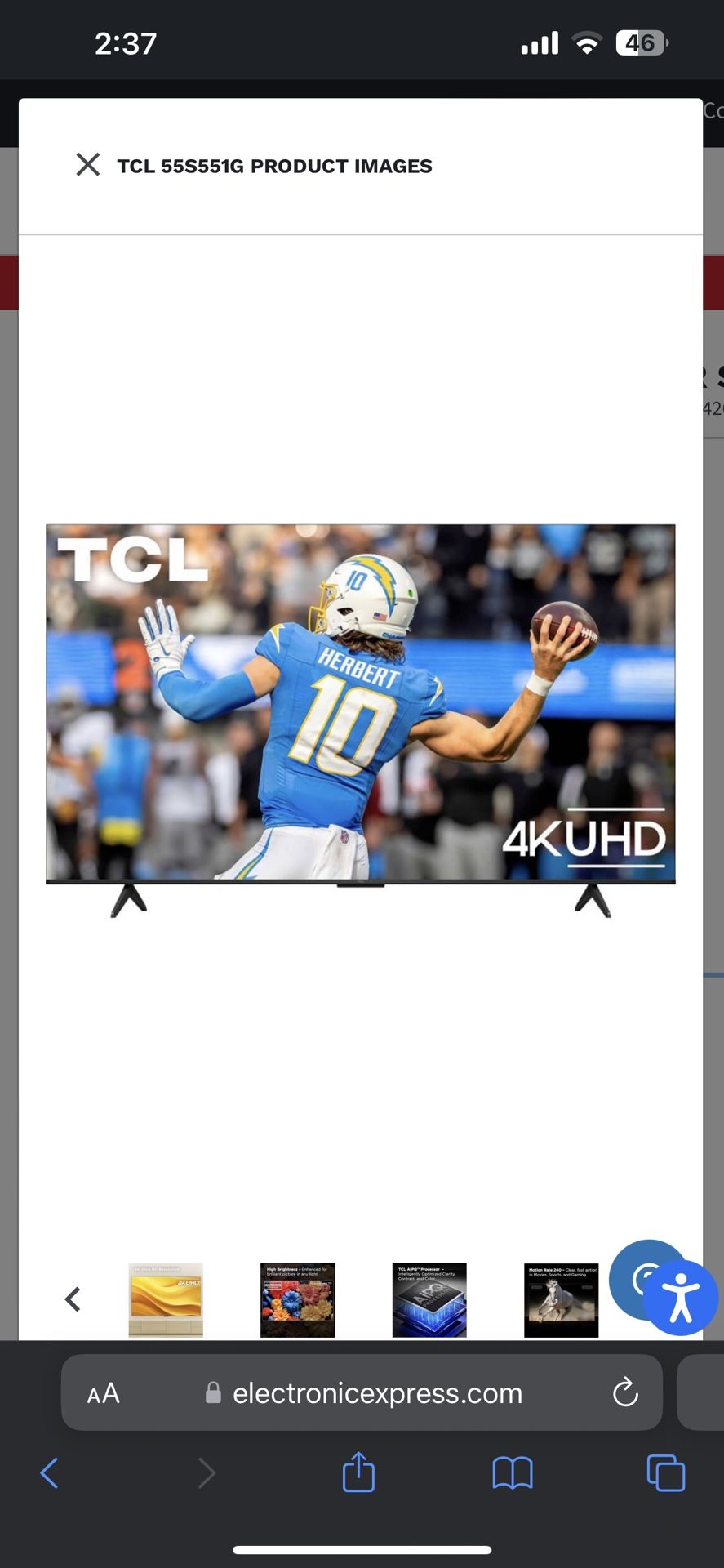 TCL 55” 4k UHD HDR Smart Google TV