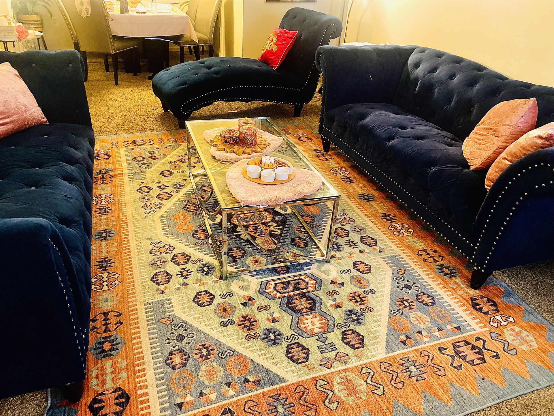 Navy Blue Couches For Sale