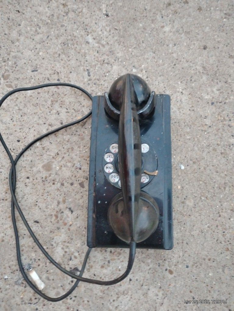 1950s VTG Western Electric Bell Rotary Wall Phone