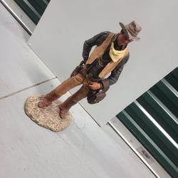 John Wayne statue. 
