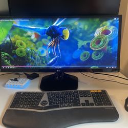 LG 29” 2560 X 1080 Ultrawide 21:9 IPS Monitor 