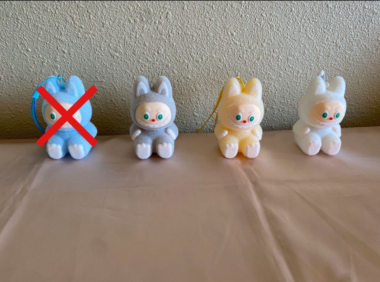 Labubu Light up Keychains 