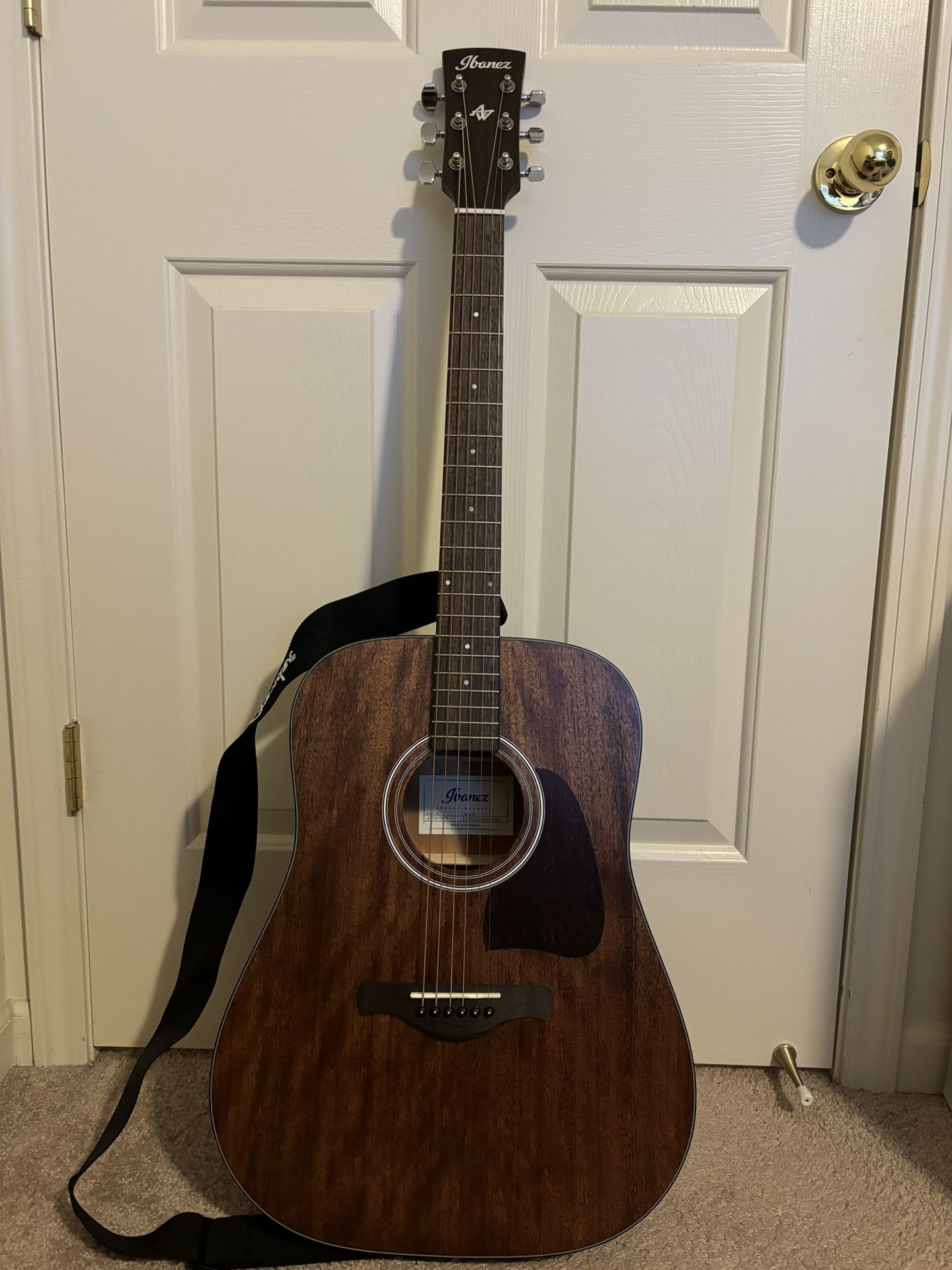 Acoustic Guitar Ibanez AW54-OPN Gig Bag Bundle