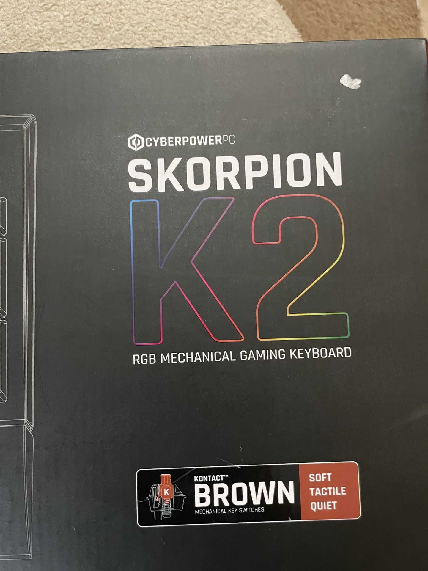 Scorpion K2 mechanical Keyboard Brown