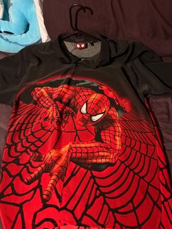 vintage Marvel Spider-Man Graphic Button-Up Shirt vintage Marvel